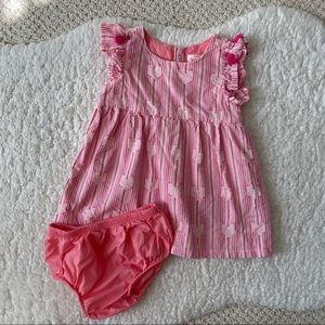 Heart Dress & Bloomer Set